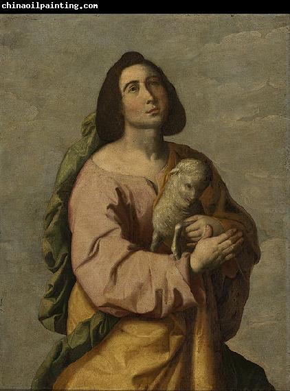 Francisco de Zurbaran Saint Agnes