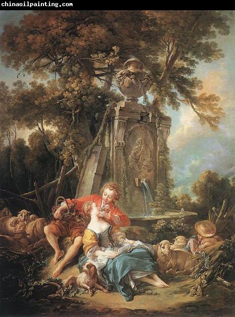 Francois Boucher An Autumn Pastoral