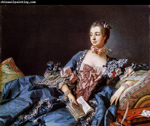 Francois Boucher Portrat der Madame de Pompadour