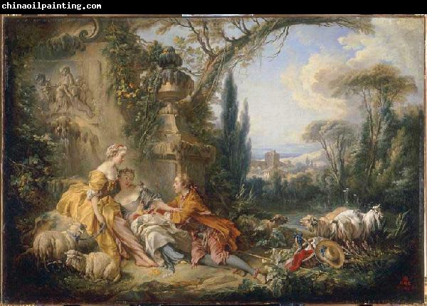 Francois Boucher charmes de la vie champetre