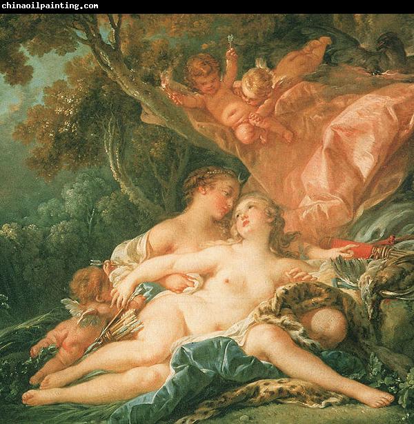 Francois Boucher Jupiter in the Guise of Diana and the Nymph Callisto