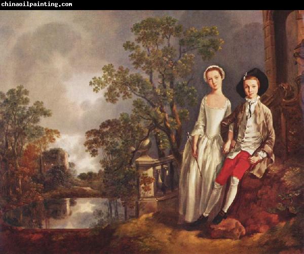 GAINSBOROUGH, Thomas Portrat des Heneage Lloyd und seiner Schwester