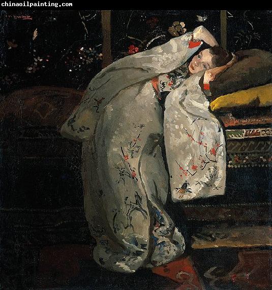 George Hendrik Breitner Girl in a White Kimono