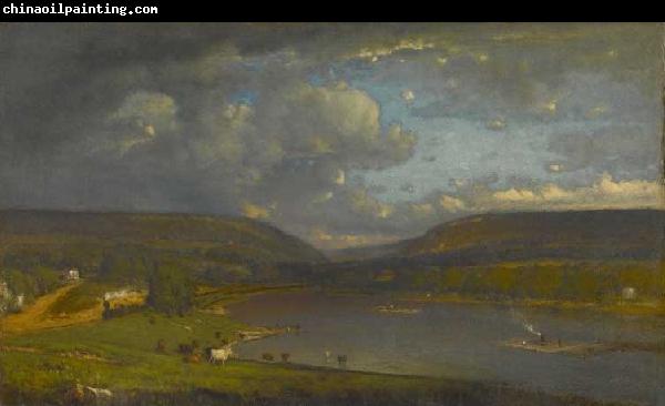 George Inness On the Delaware River