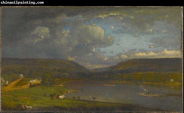 George Inness On the Delaware River