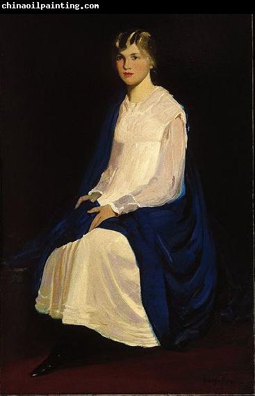 George Luks Portrait of a Young Girl (Antoinette Kraushaar)