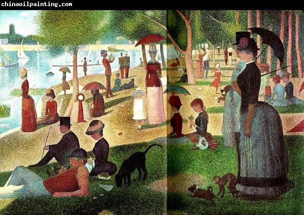 Georges Seurat en eftermiddag pa la grande jatte