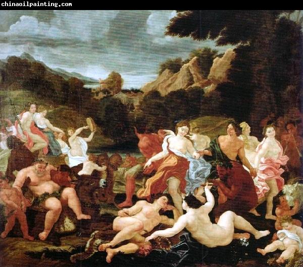 Giovanni Battista Gaulli Called Baccicio Triumph of Bacchus and Ariadne