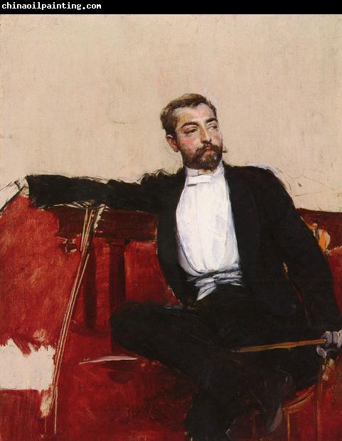 Giovanni Boldini Portrait of John Singer Sargent.