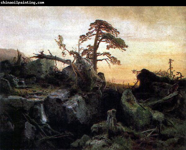 Hermann August Cappelen Sterbender Urwald, Nationalgalerie Oslo