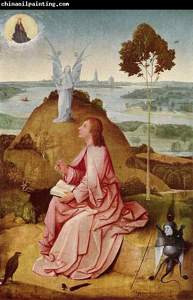 Hieronymus Bosch Saint John the Evangelist on Patmos.