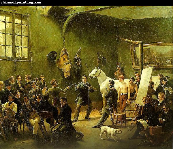 Horace Vernet l' atelier du peintre