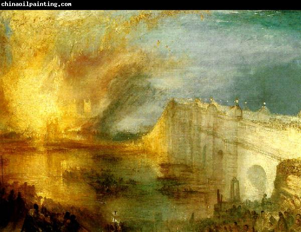 J.M.W.Turner the burning of the house of lords and commons