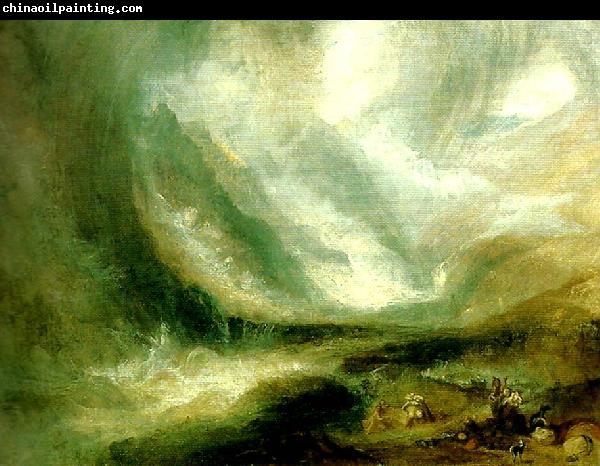 J.M.W.Turner snow- storm avalanche and inundation-a scene in the upper part of the val d'aouste piedmont