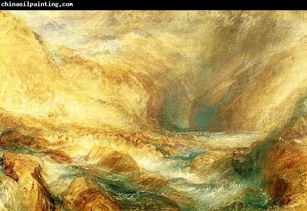 J.M.W.Turner the pass of st gotthard