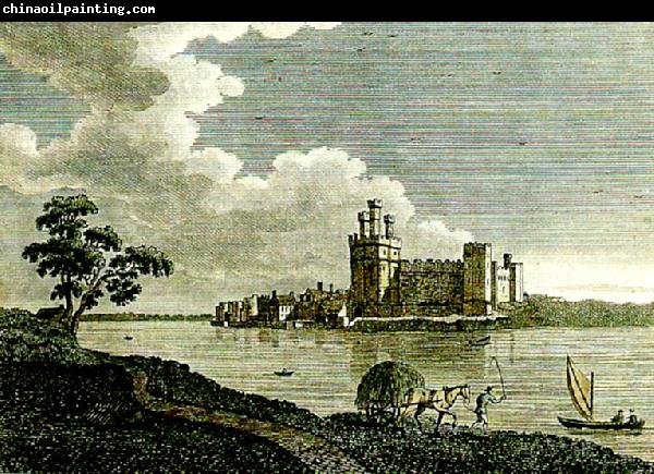 J.M.W.Turner caernarvon castle from picturesque