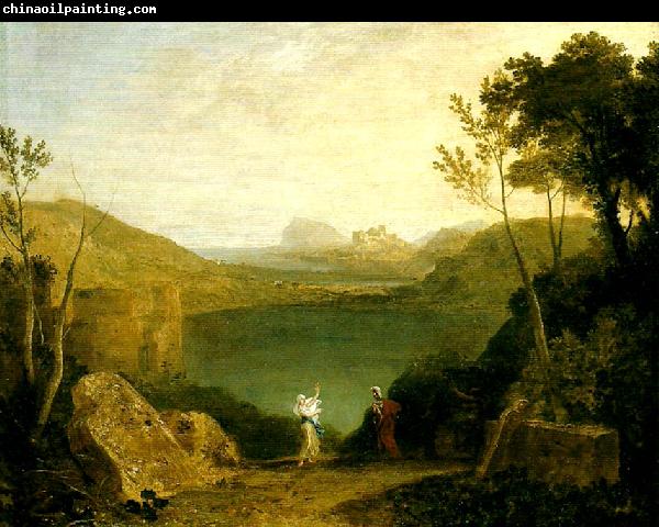 J.M.W.Turner aeneas and the sibyl, lake avernus