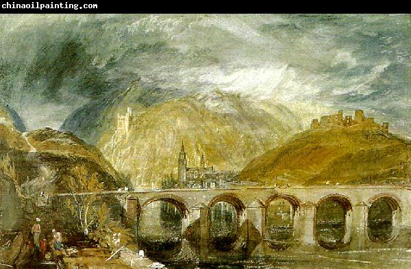 J.M.W.Turner bingen from the nahe