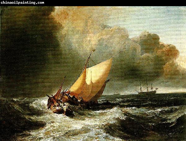 J.M.W.Turner dutch boats in a gale