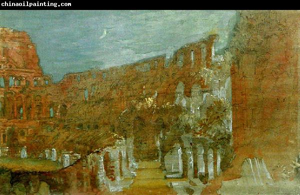 J.M.W.Turner the colosseum by moonlight