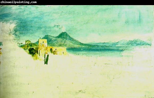 J.M.W.Turner view of naples in the distance