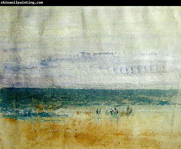 J.M.W.Turner figures on the shore 1835-40