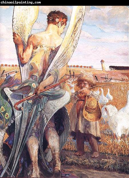 Jacek Malczewski Angel I will follow you