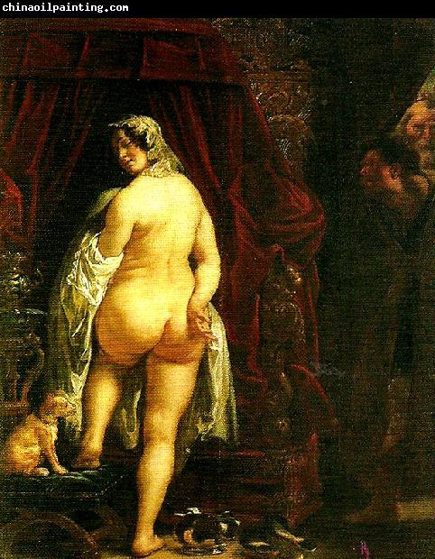 Jacob Jordaens konung kandaules av lydien visar sin gemal for gyges