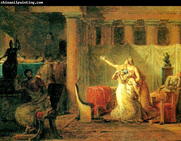 Jacques-Louis  David liktorerna hemfor till brutus hans soners lik