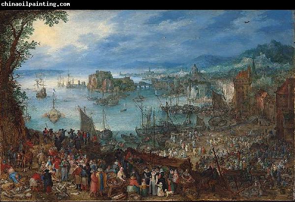 Jan Brueghel The Elder An Brueghel the Elder Great Fish market