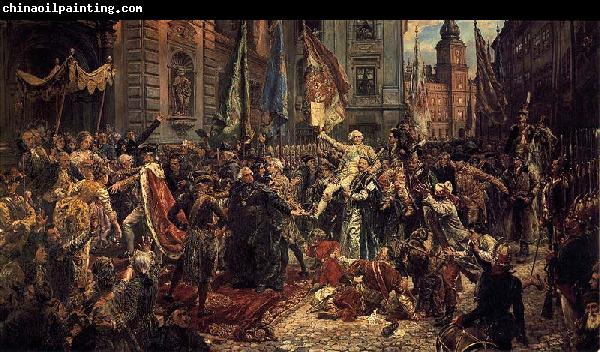 Jan Matejko Adoption of the Polish Constitution of May 3