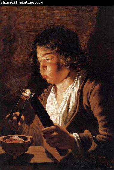 Jan lievens Fire and Childhood