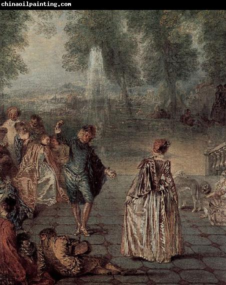 Jean antoine Watteau Das Ballvergnegen