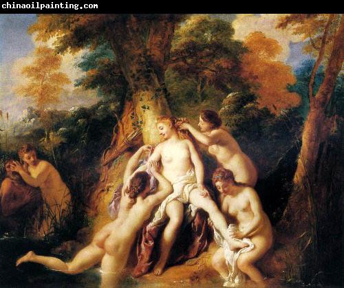 Jean-Francois De Troy Diana And Her Nymphs Bathing