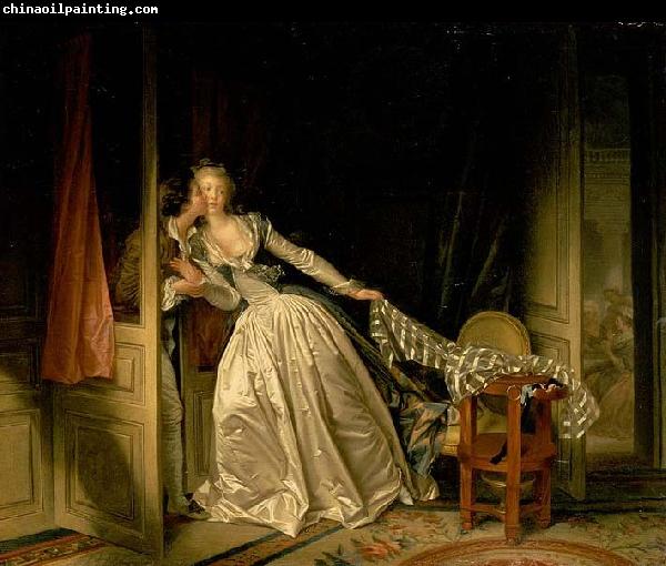 Jean-Honore Fragonard The Stolen Kiss