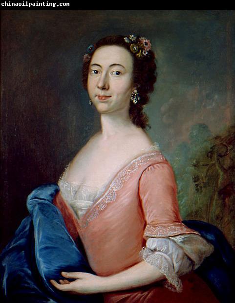 Jeremiah Theus Portrait of Suzanna Moore Smyth