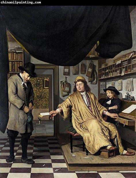 Job Adriaenszoon Berckheyde A Notary in His Office