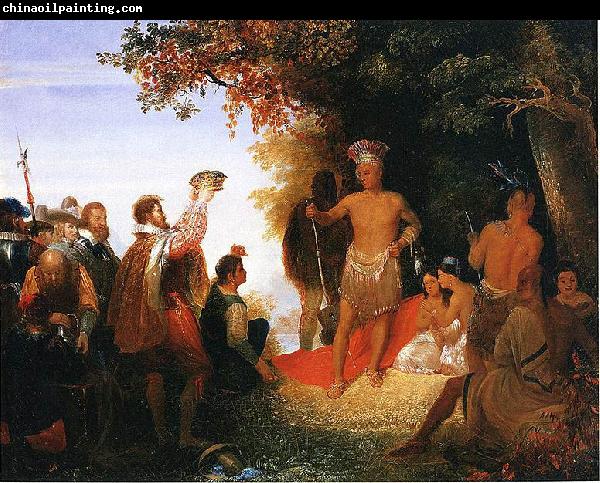 John Gadsby Chapman The Coronation of Powhatan