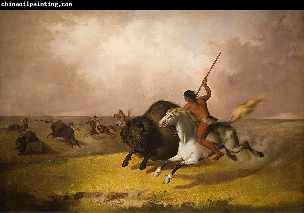 John Mix Stanley Buffalo Hunt on the Southwestern Prairies