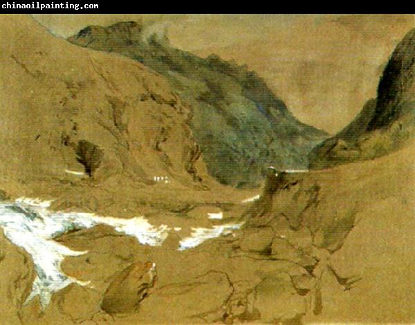 John Ruskin the pass of faido on the st gotthard