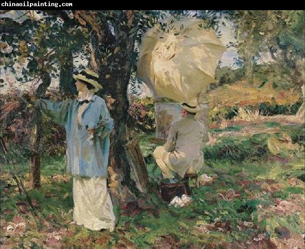 John Singer Sargent The Sketchers