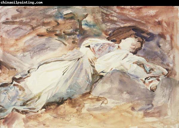 John Singer Sargent Violet Sleeping