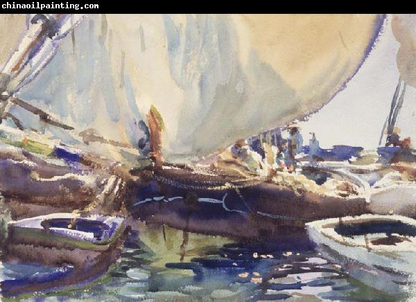 John Singer Sargent Melon Boats