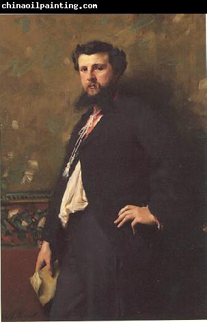 John Singer Sargent Portrait of French writer Edouard Pailleron