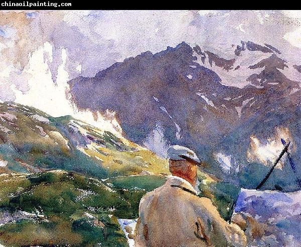 John Singer Sargent Artist in the Simplon