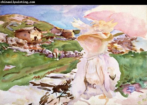 John Singer Sargent In the Simplon Pass