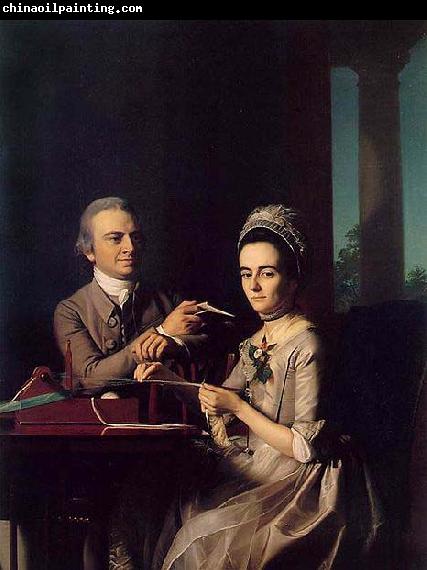 John Singleton Copley Mr. and Mrs. Thomas Miffin (Sarah Morris) (Thomas Mifflin)