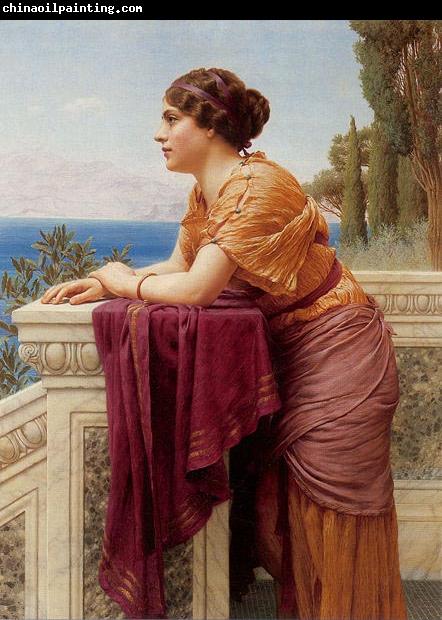 John William Godward The Belvedere