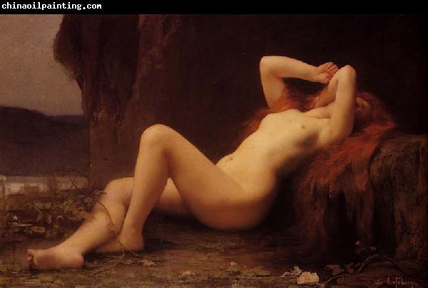 Jules Joseph Lefebvre Mary Magdalene In The Cave