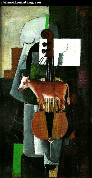 Kazimir Malevich cow and violin